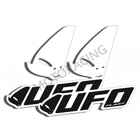 ΑΥΤΟΚΟΛΛΗΤA ΜΗΧΑΝΗΣ MOTOCROSS & ENDURO ALIEN ΠΛΑΪΝΑ ΛΕΥΚΑ UFO AD02478-W