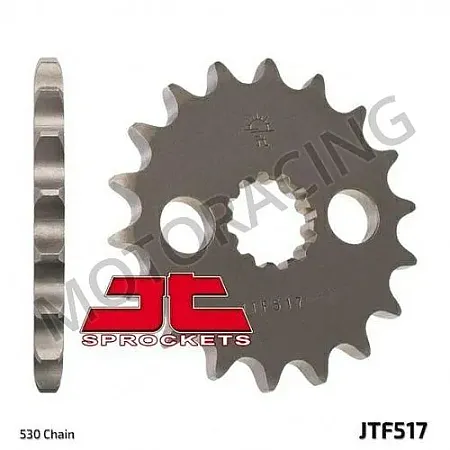 ΓΡΑΝΑΖΙ ΜΠΡΟΣΤΑ KAWASAKI ZZR 1400 06'-12' / ZZR 1200 02'-05' JT 17 ΔΟΝΤΙΑ