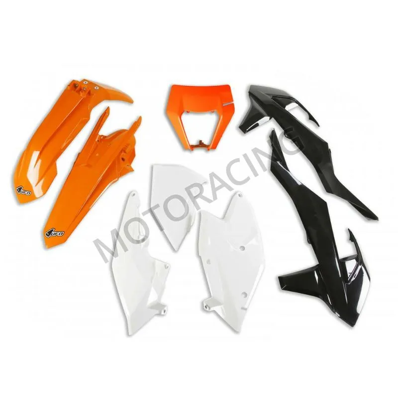 ΚΟΥΣΤΟΥΜΙ KTM EXC 125 17'-19' / EXC 150 17'-19' ΠΟΡΤΟΚΑΛΙ-ΜΑΥΡΟ-ΛΕΥΚΟ UFO