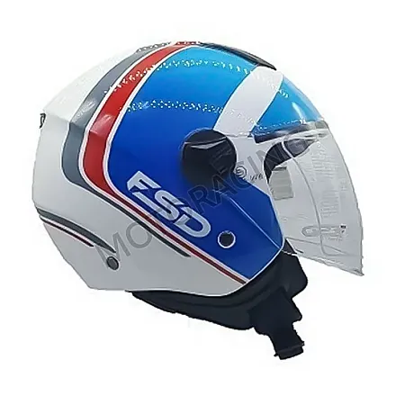 ΚΡΑΝΟΣ ΜΗΧΑΝΗΣ ΑΝΟΙΧΤΟ FSD 700 ΑΝΟΙΧΤΟ ΑΣΠΡΟ ΜΕ ΣΧΕΔΙΟ DOUBLE BLUE