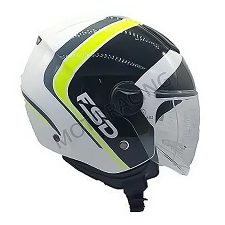 ΚΡΑΝΟΣ ΜΗΧΑΝΗΣ ΑΝΟΙΧΤΟ FSD 700 ΑΝΟΙΧΤΟ ΑΣΠΡΟ ΜΕ ΣΧΕΔΙΟ DOUBLE YELLOW