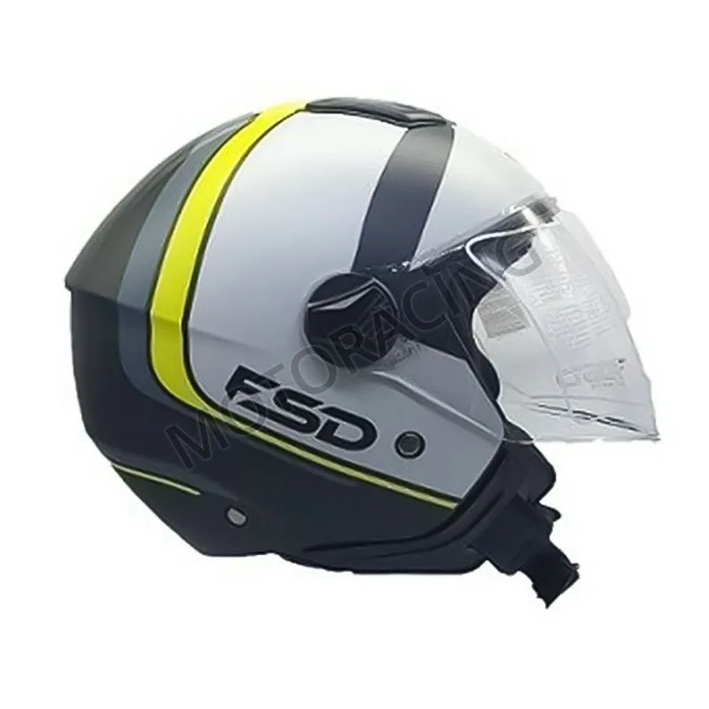 ΚΡΑΝΟΣ ΜΗΧΑΝΗΣ ΑΝΟΙΧΤΟ FSD 700 ΑΝΟΙΧΤΟ ΜΑΥΡΟ ΜΑΤ ΓΚΡΙ-ΚΙΤΡΙΝΟ DOUBLE GREY