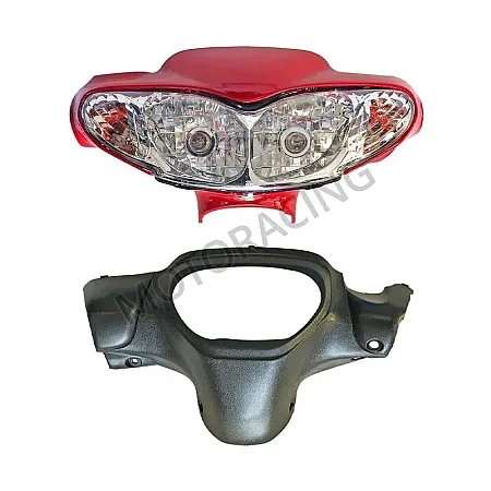 ΣΕΤ ΜΑΣΚΑ ΚΟΝΤΕΡ & ΦΑΝΟΥ YAMAHA CRYPTON-R 115 ΚΟΚΚΙΝΗ