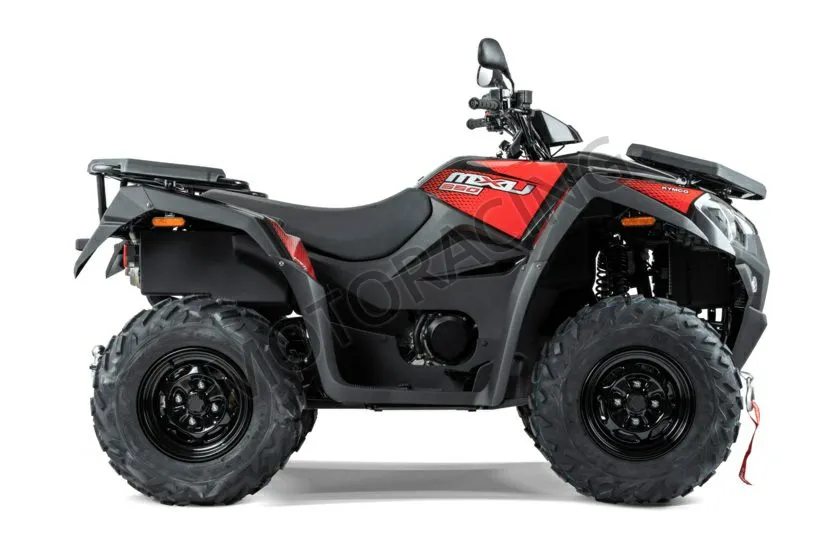 ATV KYMCO MXU 550i 4WD E5 ΑΥΤΟΜΑΤΟ ΜΑΥΡΟ-ΚΟΚΚΙΝΟ