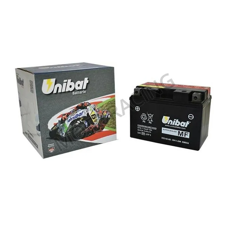 ΜΠΑΤΑΡΙΑ YAMAHA FZ1 1000 FAZER 06'-13' / HONDA XLV 700 TRANSALP 08'-13' / BMW R1200 GS 11'-12' UNIBAT 12V 11.2Ah CTZ14S-BS