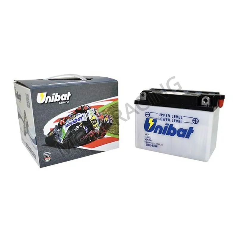 ΜΠΑΤΑΡΙΑ ΜΗΧΑΝΗΣ UNIBAT 12V 6.5Ah CB6L-B ΜΕ ΥΓΡΑ