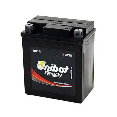 ΜΠΑΤΑΡΙΑ HONDA CB 600F HORNET 98'-06' / CBR 250R 11'-13' / YAMAHA XT 125 05'-10' / YBR 125 06'-15' UNIBAT 12V 6Ah CBTX7L-BS F.A.