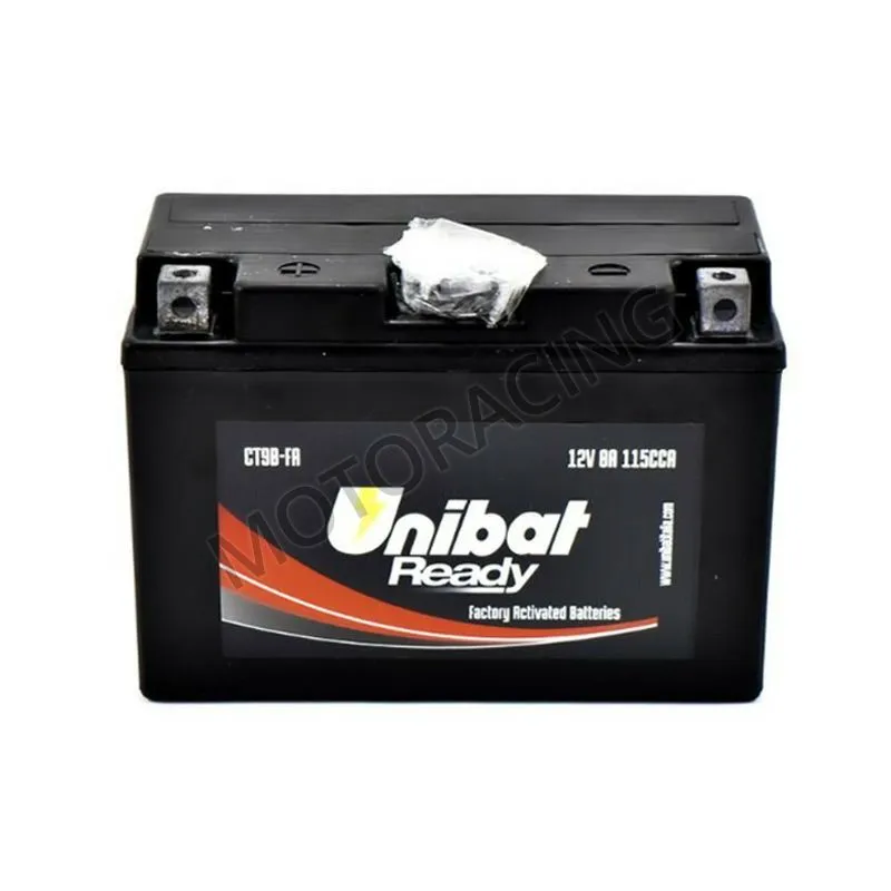 ΜΠΑΤΑΡΙΑ YAMAHA MT-03 660 06'-12' / XT 660 04'-15' / YZF R6 01'-05' UNIBAT 12V 8Ah CT9B-BS F.A.