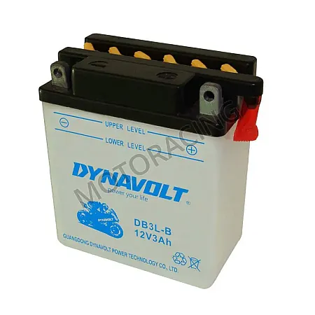 ΜΠΑΤΑΡΙΑ ΜΗΧΑΝΗΣ YAMAHA DT LC 125 85'-87' / XT 350 85'-00' DYNAVOLT 12V 3Ah DB3L-B ΜΕ ΥΓΡΑ