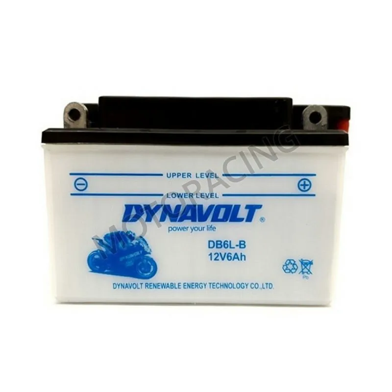 ΜΠΑΤΑΡΙΑ ΜΗΧΑΝΗΣ DYNAVOLT 12V 6Ah DB6L-B ΜΕ ΥΓΡΑ