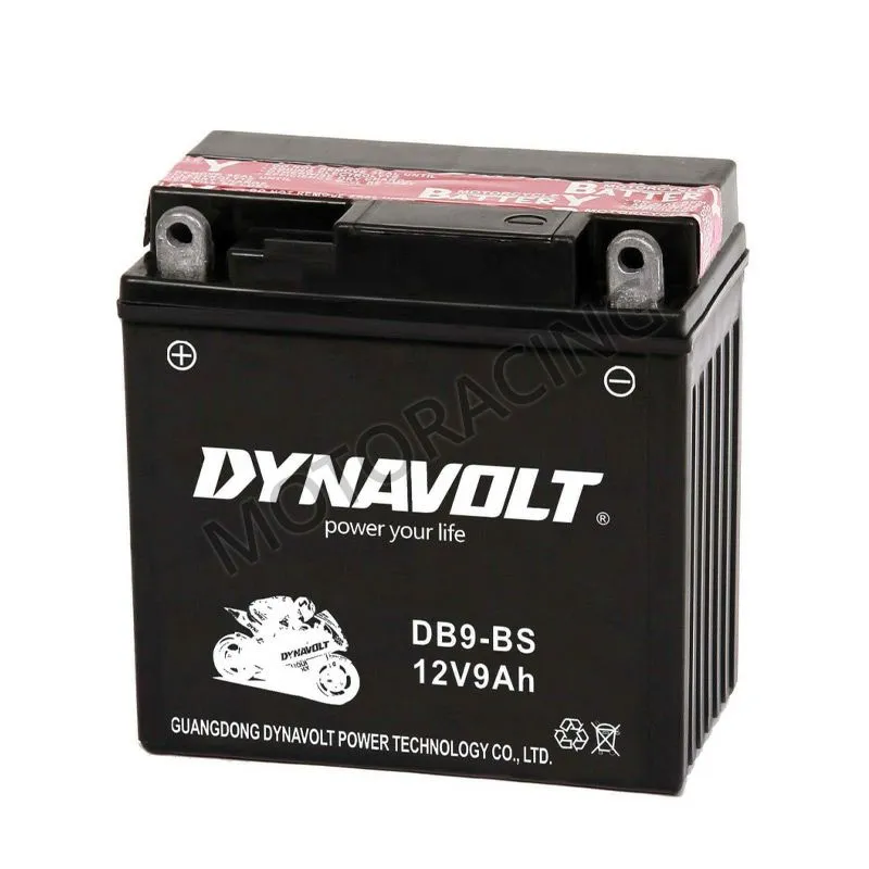 ΜΠΑΤΑΡΙΑ PIAGGIO FLY 100 06'-15' / FLY 125 05'-09' / APRILIA SCARABEO 50 02'-12' DYNAVOLT 12V 9Ah DB9-BS ΜΕ ΥΓΡΑ