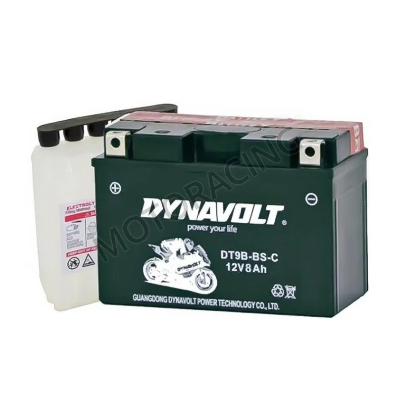 ΜΠΑΤΑΡΙΑ YAMAHA MT-03 660 06'-12' / T-MAX 500 01'-07' / XT 660 R & X 04'-15' DYNAVOLT DT9B-BS-C 12V 8Ah ΜΕ ΥΓΡΑ