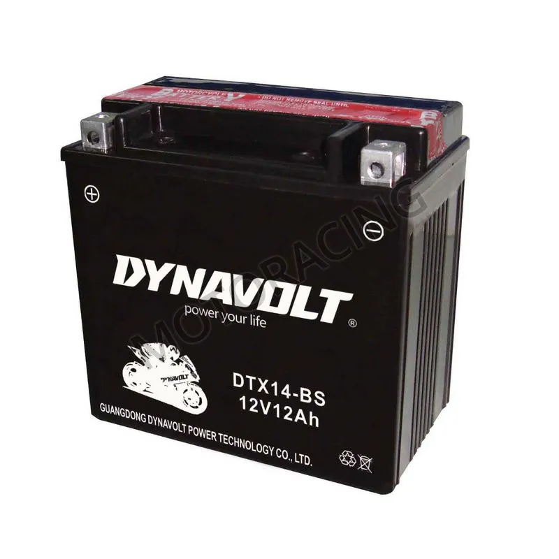 ΜΠΑΤΑΡΙΑ BMW F800 GS 08'-12' / R1200 GS 04'-12' / SUZUKI DL 1000 V-STROM 02'-16' DYNAVOLT 12V 12Ah DTX14-BS ΜΕ ΥΓΡΑ