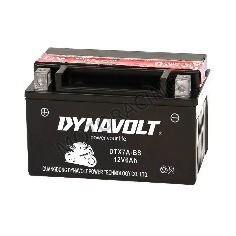 ΜΠΑΤΑΡΙΑ SYM SYMPHONY 125 09'-16' / KYMCO PEOPLE 125 99'-08' / AGILITY 125 06'-12' DYNAVOLT 12V 6Ah DTX7A-BS ΜΕ ΥΓΡΑ