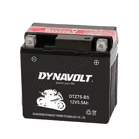 ΜΠΑΤΑΡΙΑ KAWASAKI ZX-10R 11'-13' / HONDA CBR 1000RR 08'-15' / CRF 450X 05'-13' DYNAVOLT 12V 5.5Ah DTZ7S-BS ΜΕ ΥΓΡΑ