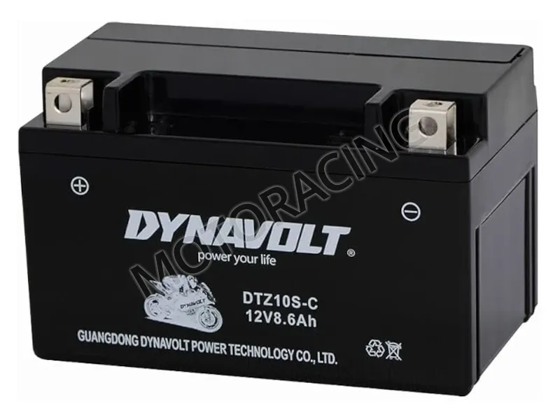 ΜΠΑΤΑΡΙΑ HONDA CB 600F HORNET 09'-13' / BMW S 1000RR 09'-16' / YAMAHA MT-09 14'-20' DYNAVOLT 12V 8.6Ah DTZ10S-C-SLA GEL