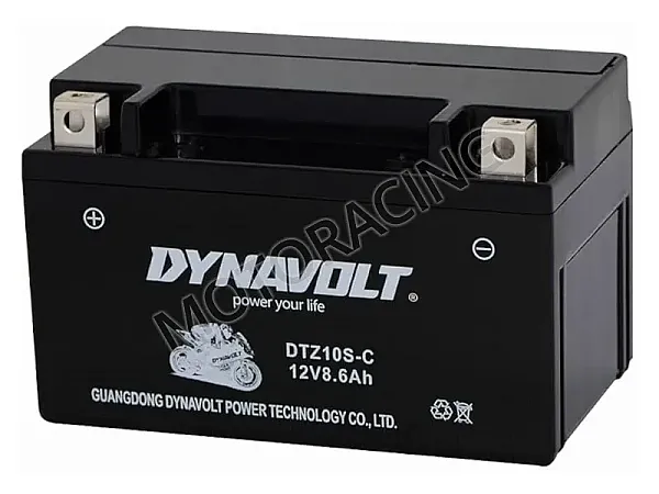 ΜΠΑΤΑΡΙΑ HONDA CB 600F HORNET 09'-13' / BMW S 1000RR 09'-16' / YAMAHA MT-09 14'-20' DYNAVOLT 12V 8.6Ah DTZ10S-C-SLA GEL