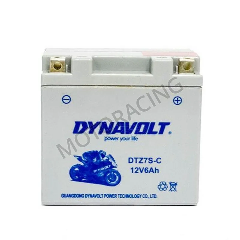 ΜΠΑΤΑΡΙΑ KAWASAKI ZX-10R 11'-13' / HONDA CBR 1000RR 08'-15' / CRF 450X 05'-13' DYNAVOLT 12V 6Ah DTZ7S-C-SLA GEL