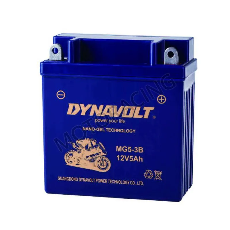 ΜΠΑΤΑΡΙΑ YAMAHA CRYPTON-R 105 / CRYPTON-R 115 / HONDA SUPRA 100 /  MODENAS KRISS II 115 DYNAVOLT 12V 5Ah MG5-3B NANOGEL