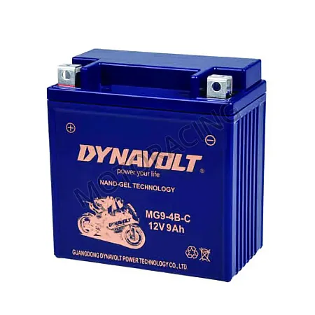 ΜΠΑΤΑΡΙΑ PIAGGIO FLY 125 / LIBERTY 125 05'-09' / GILERA RUNNER 50 06'-11' / APRILIA SCARABEO 100 01'-12' DYNAVOLT 12V 9Ah MG9-4B-C NANOGEL