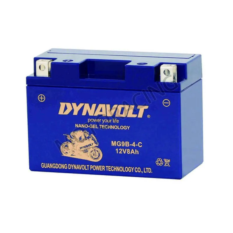 ΜΠΑΤΑΡΙΑ YAMAHA MT-03 660 06'-12' / T-MAX 500 01'-07' / XT 660 R & X 04'-15' DYNAVOLT 12V 8Ah MG9B-4-C NANOGEL
