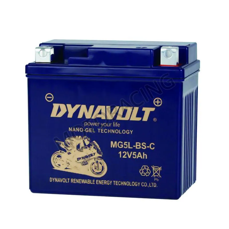ΜΠΑΤΑΡΙΑ HONDA SCV 100 LEAD 03'-08' / KYMCO PEOPLE 50 99'-04' DYNAVOLT 12V 5Ah MG5L-BS-C NANOGEL