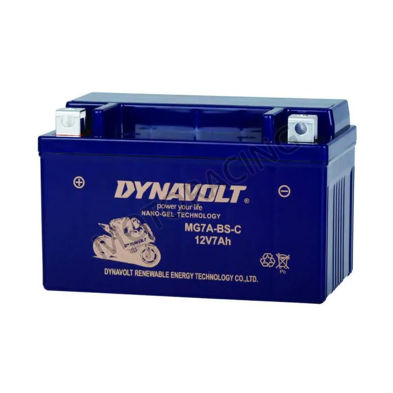 ΜΠΑΤΑΡΙΑ SYM SYMPHONY 125 09'-16' / KYMCO PEOPLE 125 99'-08' / AGILITY 125 06'-12' DYNAVOLT 12V 7Ah MG7A-BS-C NANOGEL