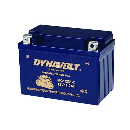 ΜΠΑΤΑΡΙΑ HONDA CBR 1100XX 01'-07' / XLV 650 TRANSALP 01'-07' / VFR 800 V-TEC 02'-11' DYNAVOLT 12V 11.2Ah MG12ZS-C NANOGEL