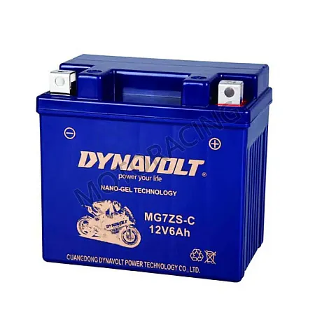 ΜΠΑΤΑΡΙΑ KAWASAKI ZX-10R 11'-13' / HONDA CBR 1000RR 08'-15' / CRF 450X 05'-13' DYNAVOLT 12V 6Ah MG7ZS-C NANOGEL