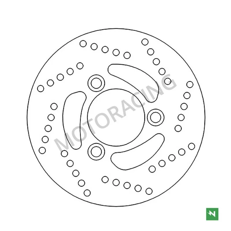 ΔΙΣΚΟΠΛΑΚΑ ΜΠΡΟΣΤΑ KYMCO AGILITY 125 06'-12' / 50 06'-11' / DINK 125 00'-11' NEWFREN