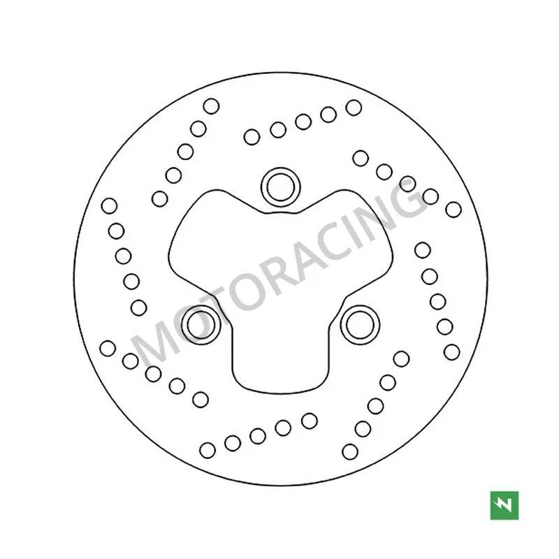 ΔΙΣΚΟΠΛΑΚΑ ΜΠΡΟΣΤΑ PEUGEOT SPEEDFIGHT 2 50 2T 04'-08' / SPEEDFIGHT 3 2T & 4T 09'-11' NEWFREN