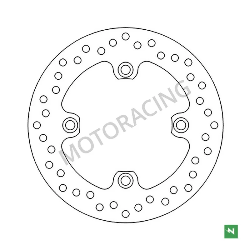 ΔΙΣΚΟΠΛΑΚΑ ΠΙΣΩ HONDA CBR 125 04'-14' / CB 600F HORNET 00'-13' / CBR 600RR 03'-21' NEWFREN