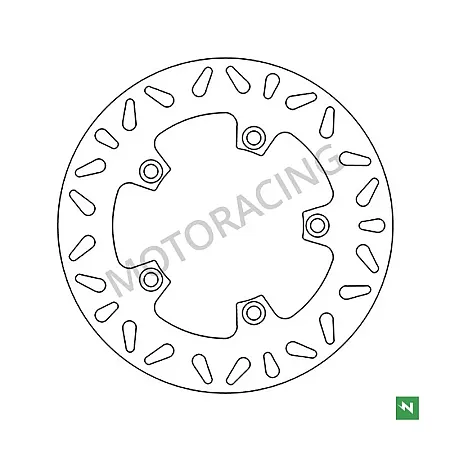 ΔΙΣΚΟΠΛΑΚΑ ΠΙΣΩ SUZUKI BURGMAN AN 650 03'-18' NEWFREN