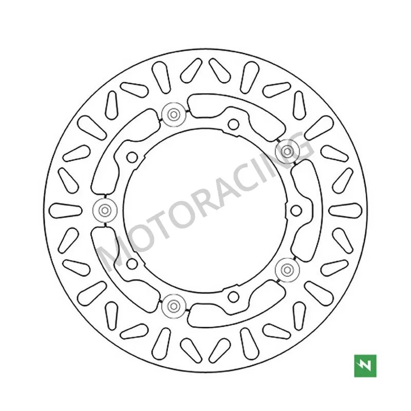 ΔΙΣΚΟΠΛΑΚΑ ΜΠΡΟΣΤΑ YAMAHA T-MAX 500 01'-11' / XP 530ie T-MAX 12'-19' / YP 400R X-MAX 13'-21' NEWFREN