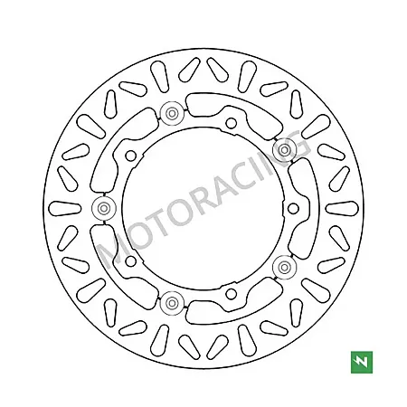 ΔΙΣΚΟΠΛΑΚΑ ΜΠΡΟΣΤΑ YAMAHA T-MAX 500 01'-11' / XP 530ie T-MAX 12'-19' / YP 400R X-MAX 13'-21' NEWFREN