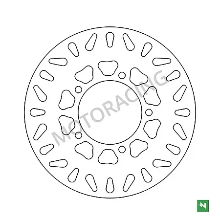 ΔΙΣΚΟΠΛΑΚΑ ΜΠΡΟΣΤΑ YAMAHA NXC 125 CYGNUS-X 04'-11' NEWFREN