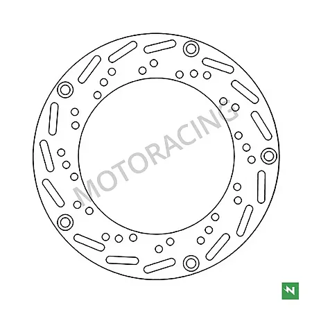 ΔΙΣΚΟΠΛΑΚΑ ΜΠΡΟΣΤΑ SYM VS 125 06'-14' / JOYRIDE 125 01'-13' / 200 01'-15' NEWFREN