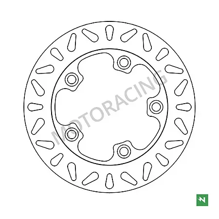 ΔΙΣΚΟΠΛΑΚΑ ΠΙΣΩ SYM HD 125 05'-13' / HD 200 04'-13' NEWFREN