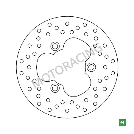 ΔΙΣΚΟΠΛΑΚΑ ΠΙΣΩ SYM JOYRIDE 125 01'-13' / 200 01'-15' NEWFREN