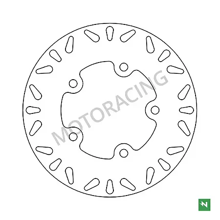 ΔΙΣΚΟΠΛΑΚΑ ΜΠΡΟΣΤΑ SYM GTS 250ie 07'-15' / JOYMAX 250 05'-08' / JOYMAX 300 09'-13' NEWFREN