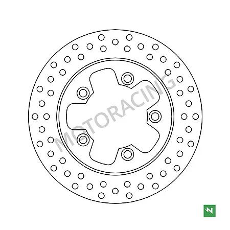 ΔΙΣΚΟΠΛΑΚΑ ΠΙΣΩ KYMCO AGILITY 125 R16+ 15'-19' / AGILITY CITY 125 & 150 R16 08'-13' NEWFREN