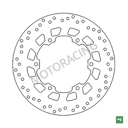 ΔΙΣΚΟΠΛΑΚΑ ΜΠΡΟΣΤΑ YAMAHA VP 250ie X-CITY 07'-14' / VP 125ie X-CITY 08'-13' NEWFREN