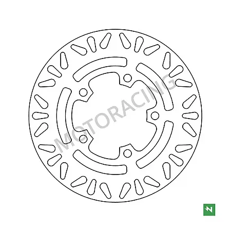 ΔΙΣΚΟΠΛΑΚΑ ΠΙΣΩ KYMCO DOWNTOWN 125 ie 09'-12' / 200 ie 10'-12' / 300 ie 09'-14' NEWFREN