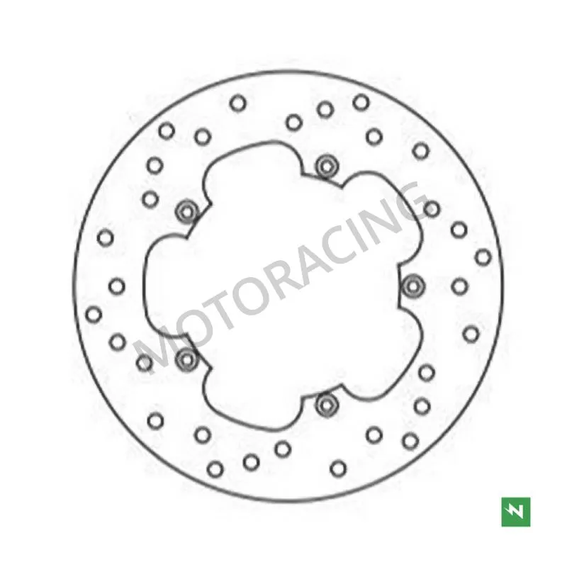 ΔΙΣΚΟΠΛΑΚΑ ΠΙΣΩ APRILIA SCARABEO 125 04'-12' / 400 07'-11' / 500 03'-10' NEWFREN
