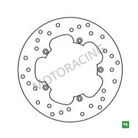 ΔΙΣΚΟΠΛΑΚΑ ΠΙΣΩ APRILIA SCARABEO 125 04'-12' / 400 07'-11' / 500 03'-10' NEWFREN