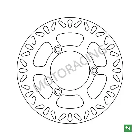 ΔΙΣΚΟΠΛΑΚΑ ΜΠΡΟΣΤΑ & ΠΙΣΩ SUZUKI BURGMAN 125 07'-14' / 200 07'-13' NEWFREN