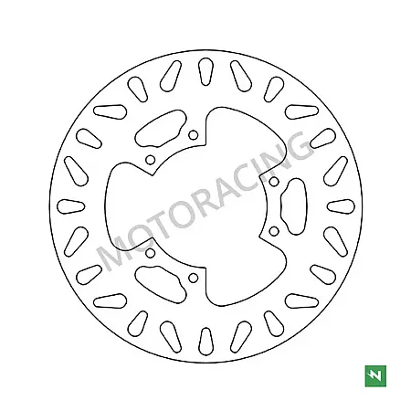 ΔΙΣΚΟΠΛΑΚΑ ΠΙΣΩ YAMAHA  XT 600E 90'-03' / XT 600K 91'-94' NEWFREN