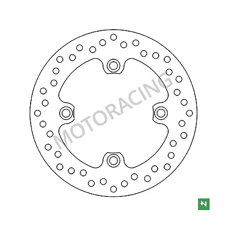 ΔΙΣΚΟΠΛΑΚΑ ΠΙΣΩ TRIUMPH DAYTONA 675 06'-11' / STREET TRIPLE 675 08'-12' NEWFREN