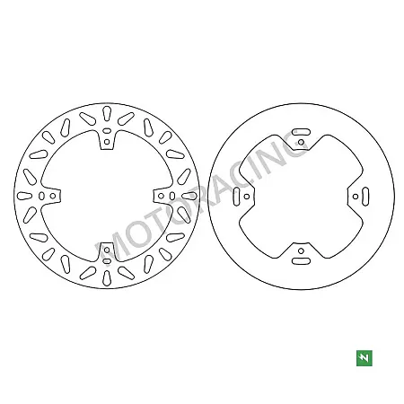 ΔΙΣΚΟΠΛΑΚΕΣ ΠΙΣΩ HONDA CR 125R 00'-07' / CR 250R 02'-08' / CRF 450R 02'-20' / 450X 05'-16' NEWFREN