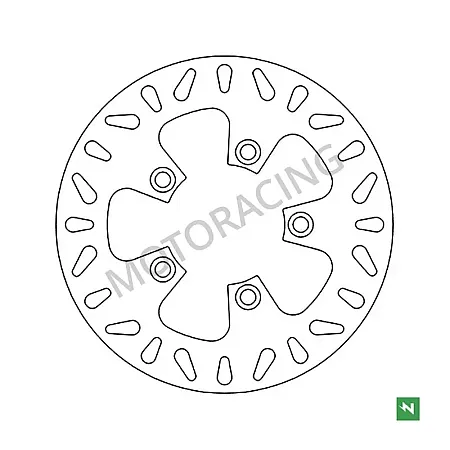 ΔΙΣΚΟΠΛΑΚΑ ΠΙΣΩ KAWASAKI ZX-7R NINJA 96'-03' NEWFREN